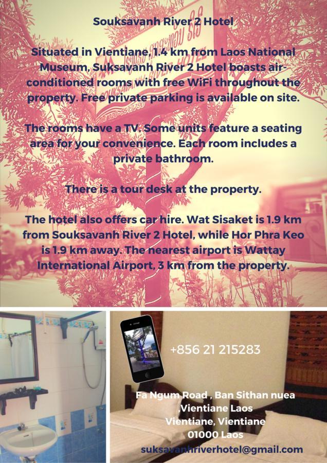 Suksavanh River 2 Hotel Ban Nongdouang Extérieur photo